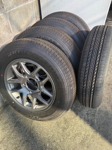 スズキ ジムニー JB64 純正ホイールタイヤ5本セット 新車外し