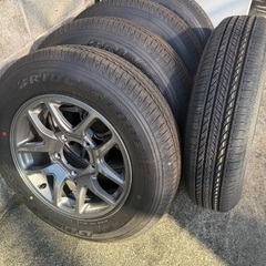 スズキ ジムニー JB64 純正ホイールタイヤ5本セット 新車外しの画像