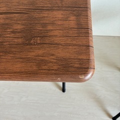 折りたたみ　デスク＆チェアセット　テーブル　椅子セットの画像