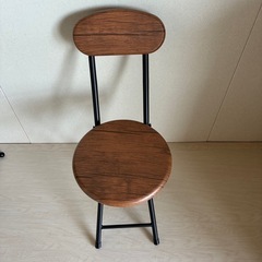 折りたたみ　デスク＆チェアセット　テーブル　椅子セットの画像