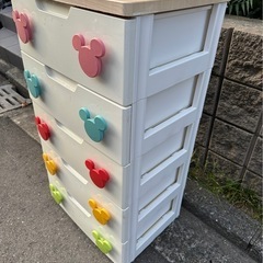 （複数お話し中）プラスチック収納　ミッキーマウスの画像
