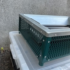 【未使用品】バーベキューグリル コールマン クールステージテーブル グリーン　Coleman アウトドア キャンプ バーベキュー コンロ BBQ の画像