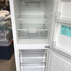 札幌市内配送可 16年製 Haier ハイアール 148L 2ドア冷蔵庫 JR-NF148A-W ホワイト 右開きの画像