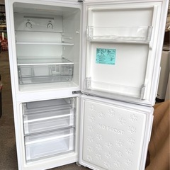 札幌市内配送可 16年製 Haier ハイアール 148L 2ドア冷蔵庫 JR-NF148A-W ホワイト 右開きの画像