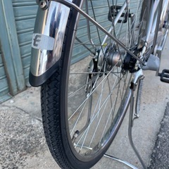 26㌅安全整備士組立リサイクル自転車　ブリヂストンの画像