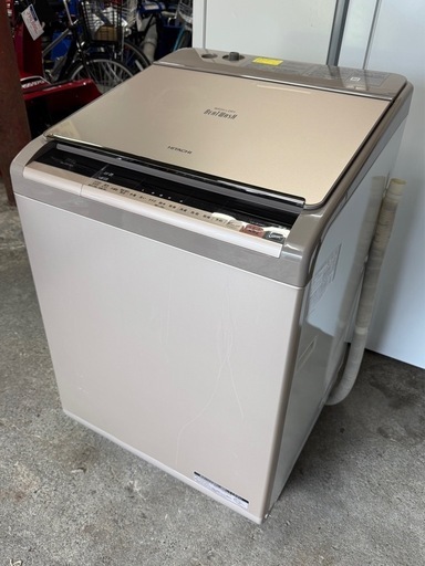 札幌引取り歓迎 16年製 日立 HITACHI ビートウォッシュ 縦型洗濯乾燥機