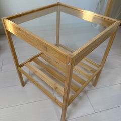 IKEA イケア ベッドサイドテーブル 36x35cm 20247128 NESNA ネスナ ナイトテーブルの画像