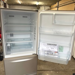 札幌引取り歓迎【6ヵ月保証付き】 美品 21年製 Panasonic パナソニック 335L 3ドア冷蔵庫 NR-C342C-N 右開きの画像