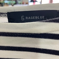 W2507-582 RAGEBLUE ボーダーTシャツ レディース 中古の画像