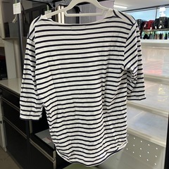 W2507-582 RAGEBLUE ボーダーTシャツ レディース 中古の画像