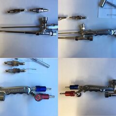 【未使用に近い美品・良品】　CHIYODA/千代田精機　アセチレン専用　グリッター中型　ガス切断器　おまけ付きの画像