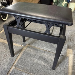 YAMAHA ヤマハ ピアノ 椅子 イス いす ベンチ 黒 ブラック 高さ調節可能 の画像