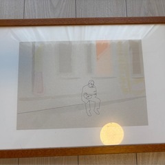 quibe「Hopper linea」額装アートプリント（約38×53cm）の画像