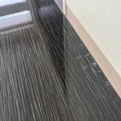 大川家具　艶ありブラックウッド　PCデスクなどの画像