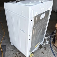 札幌市内配送可 【6ヵ月保証】 21年製 東芝 TOSHIBA 7kg 全自動洗濯機 AW-7G9 グランホワイトの画像