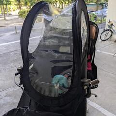 自転車チャイルドシートカバーの画像