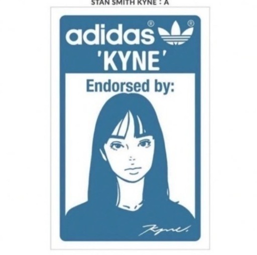 額装付き　KYNE シルクスクリーン STAN SMITH :A