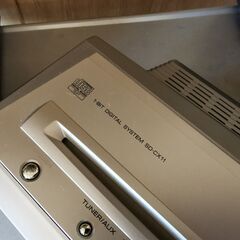 中古　Sharp 1bit SD-CX11 ミニコンポ スピーカー付きの画像