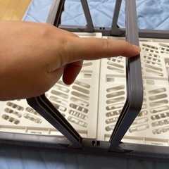 【お譲り先決定】洗濯物　かご　折りたたみ　コンテナ　かご　ケースの画像