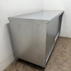 ステンレス　業務用　扉付き作業台　厨房　飲食店　W１５００ｘD６００ｘH８００ｍｍの画像