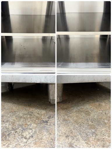ステンレス　業務用　扉付き作業台　厨房　飲食店　W１５００ｘD６００ｘH８００ｍｍ