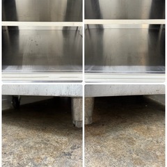 ステンレス　業務用　扉付き作業台　厨房　飲食店　W１５００ｘD６００ｘH８００ｍｍの画像