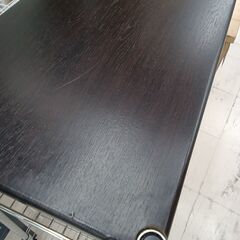 リユースのサカイ栃木店★ジモティ割あり★  ラック シルバー×ダークブラウン W54×D34×H75.5 クリーニング済み TC9865の画像
