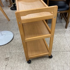 【ジモティー割引で最大15％OFF⭐️】 木製キッチンワゴンの画像