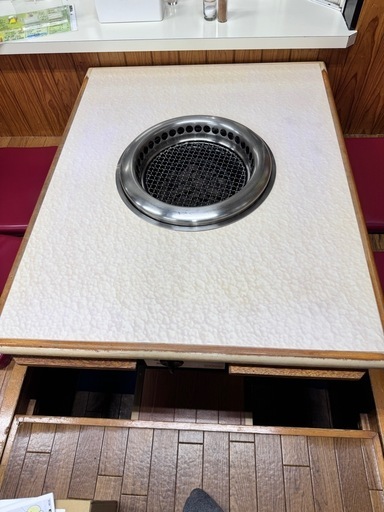 期間限定　無煙ロースター　焼肉　取り外し済み