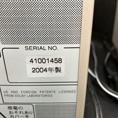 KENWOOD ケンウッド　ミニコンポ　RXD-SL3MD 2004年製の画像