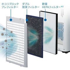 ✨美品✨加湿空気清浄機｜SHARP｜シャープ｜KC-N50｜空気清浄機、加湿器の画像