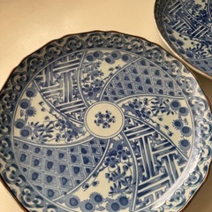 大皿 青28cm/ガラス30cm/ざる35cm　セットの画像