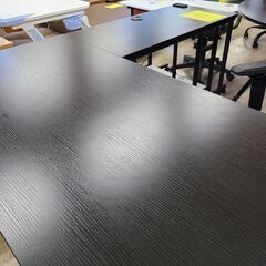 J1123【リユースのサカイ柏店】L字テーブル　ブラック　クリーニング済の画像
