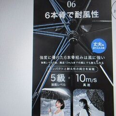 日傘 ワンタッチ 折りたたみ傘 軽量 遮光 UVカット 完全遮光 晴雨兼用新品未使用　受注手配定価6940　カインズ３９４０円の画像
