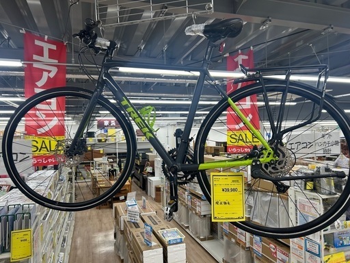 【ジャングルジャングル岸和田和泉インター】トレック クロスバイク ZEKTOR3 700×30cブラック&グリーン 和泉市 堺市 岸和田市 高石市 泉北郡熊取町