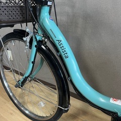 大阪府　ヤマハ　電動アシスト自転車 青 前カゴ付き　バッテリー8.7ah 大阪府 ヤマハ 電動アシスト自転車 青 前カゴ付き バッテリー8.7ah
