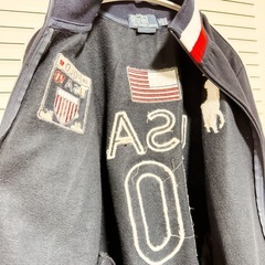 （used）ポロ ラルフローレン： バンクーバー五輪アメリカ代表 ジップジャケット(Ｍ)の画像