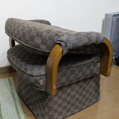 高座椅子 回転高座椅子 肘付き リクライニング 折りたたみ可能の画像