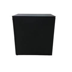 オフィスワゴン 3段ワゴン 幅395×奥行600×高さ640mm ブラック ダイヤル錠の画像