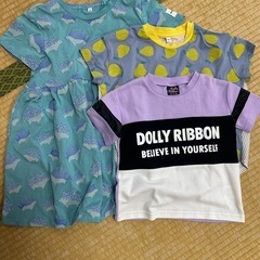 女の子シャツ、ワンピースの画像