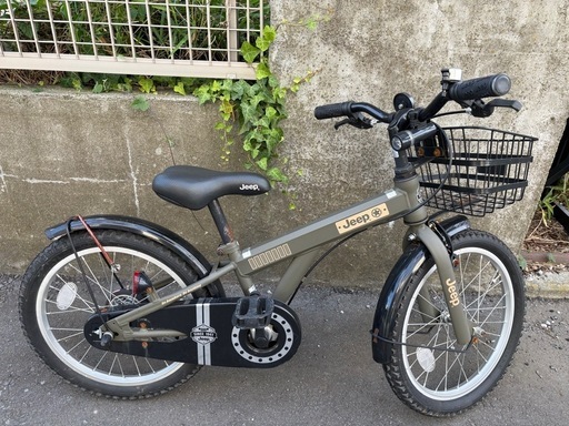 jeep子ども自転車18インチコマあり
