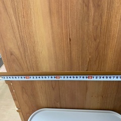食器棚　ウッド　ブラウンの画像