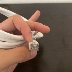 グレー LANケーブル約1mの画像
