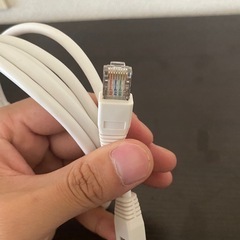 グレー LANケーブル約1mの画像