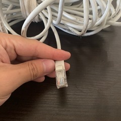グレー LANケーブル約15mの画像
