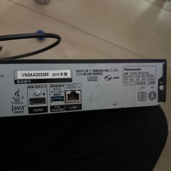 Panasonic　Blu-rayレコーダーの画像