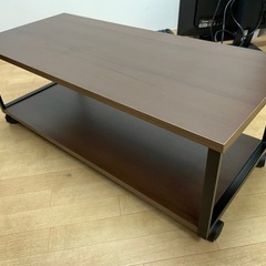 テレビ台　センターテーブル　キャスター付き　の画像