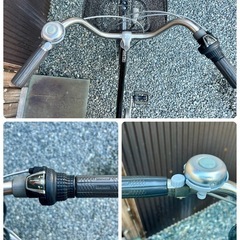 自転車 24インチ オートライト付 6段変速 洗車 メンテナンス済み【PayPayお支払い出来ます】の画像