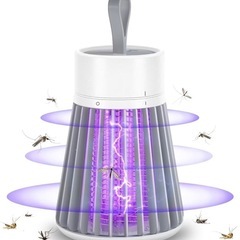 電撃殺虫器 捕虫器 【薬剤不用 強力殺虫】 UV光源吸引式 usb 充電式の画像