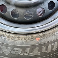 スタッドレスタイヤ　185/65R15 6J-15 4H ホンダ純正ホイールの画像